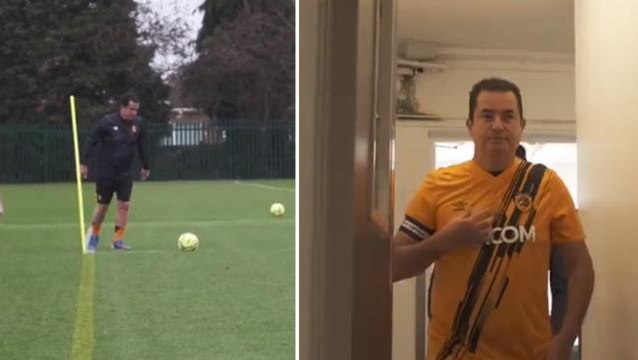 Başkan sahaya indi! Hull City'nin patronu Acun Ilıcalı, yeşil çimlerde karşılaştığı futbolcularına acımadı