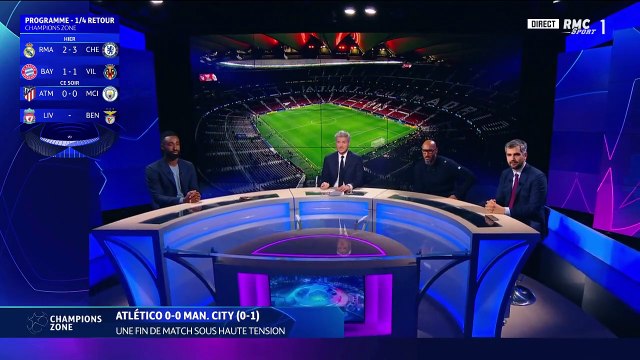 Enorme bagarre entre joueurs après le match Atlético de Madrid – Manchester City