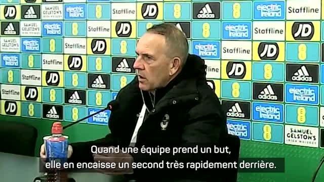 Irlande du Nord (F) - Shiels : Les femmes sont plus émotives que les hommes