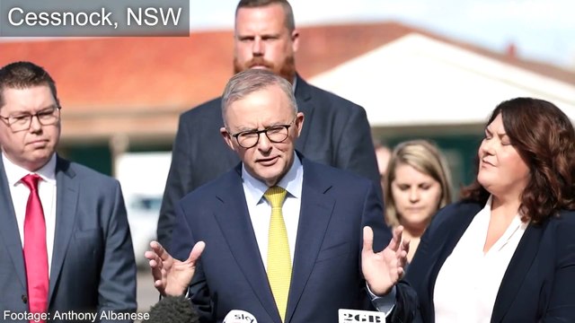 Anthony Albanese speaks in Cessnock, NSW on Day 4 of Federal Election campaign | April 14 2022 | ACM