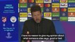 Praise can hide criticism - Simeone on Guardiola and Champions League exit