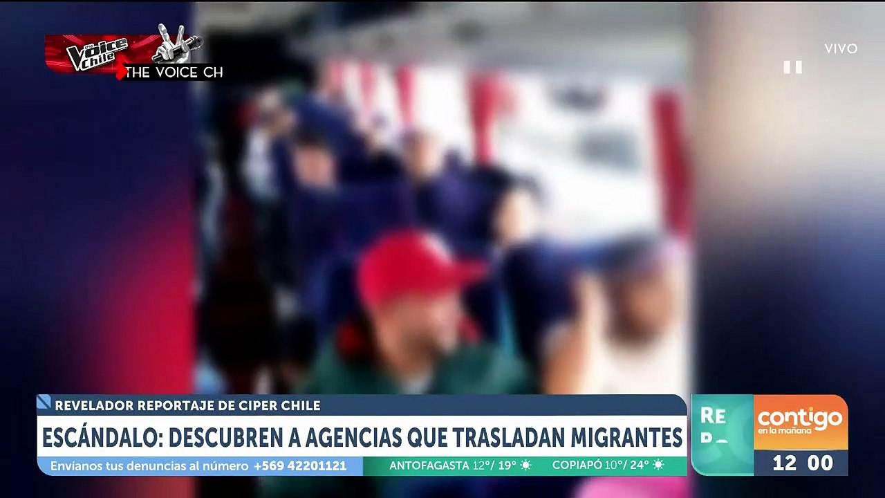 (1) Empresas de inmigración ilegal ahora transportan ilegales hasta Stgo - Matinal Chv