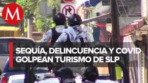 Baja turismo en SLP por la violencia generada por grupos criminales