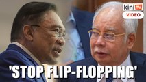 Stop 'flip flopping' on debate, Anwar tells Najib