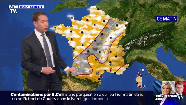 Un ciel chargé du Nord-Est au Sud-Ouest, mais du beau temps sur le reste du pays ce jeudi