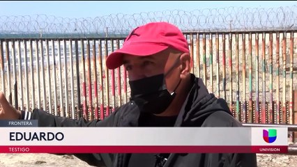 Ardua búsqueda en ambos lados de la frontera luego de que desapareciera un migrante en su intento por cruzar la frontera nadando.