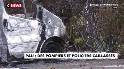 Download Video: Des policiers et pompiers pris à partie dans la commune de Pau