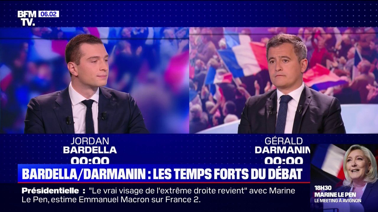 "Programme contre programme": les inexactitudes de Gérald Darmanin et de Jordan Bardella dans leur débat sur BFMTV