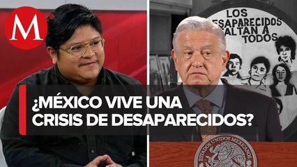 En un país de de 98 mil personas desaparecidas, hay 36 sentenciados: Gibrán Ramírez