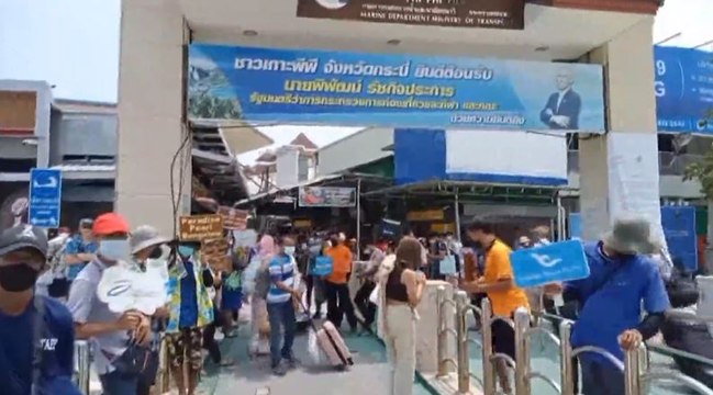 ท่องเที่ยวกระบี่คึกคัก ช่วงวันหยุดยาวเทศกาลสงกรานต์ 2565