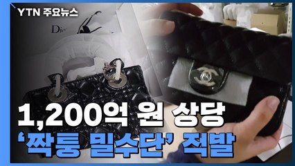 1,200억대 '짝퉁 밀수단' 적발...코로나 사태 후 '밀수 진화' / YTN