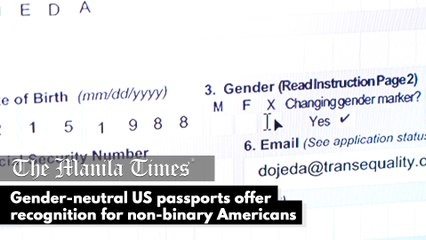 Gender-neutral US passports offer recognition for non-binary Americans