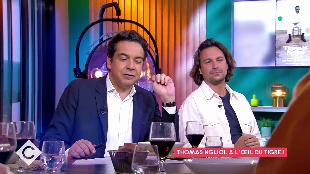 Dans "C à Vous", Thomas Ngijol évoque avec beaucoup d'émotion ses relations avec sa femme Karole Rocher