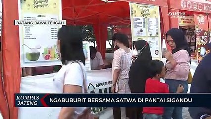 Ngabuburit Bersama Satwa di Pantai Sigandu