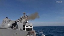Sinkt Russlands Flagschiff der Schwarzmeerflotte 
