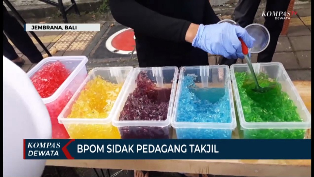 BPOM Sidak Pedagang Takjil Di Jembrana