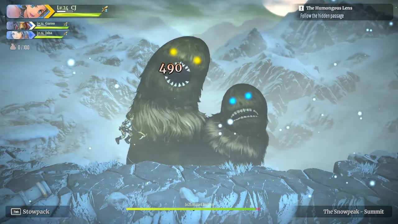 Eiyuden Chronicles Rising - Gameplay d'un combat de boss