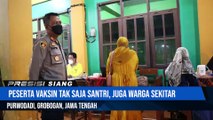 Polres Grobogan Menggelar Vaksinasi Di pondok Pesantren Manbaul A'laa