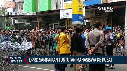 DPRD Jember Sampaikan Tuntutan Mahasiswa ke Pemerintah Pusat