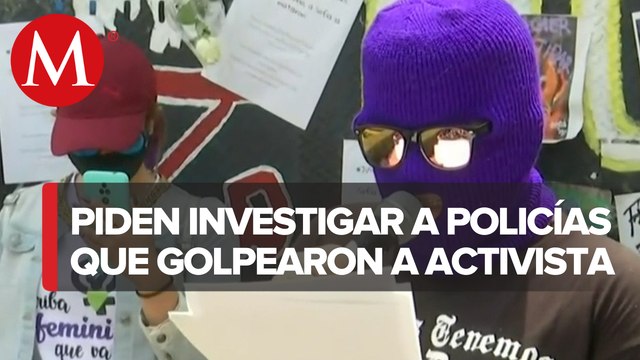 Mujeres protestan en FGR por agresiones de policías en Chimalhuacán