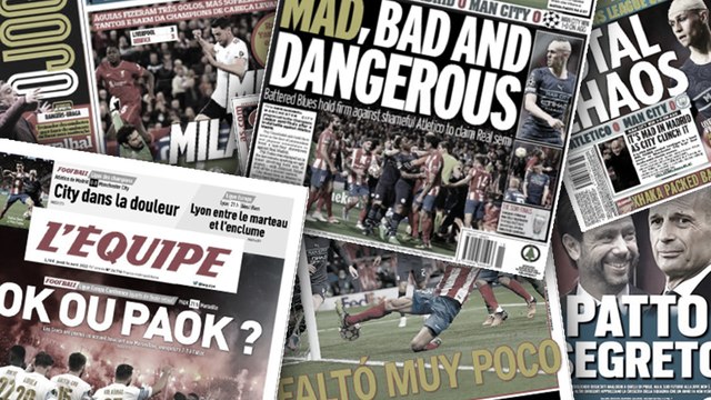 La bagarre entre les joueurs de l'Atlético de Madrid et Manchester City scandalise l'Angleterre !