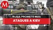 Rusia amenaza con bombardeo a Kiev si Ucrania ataca sus territorios