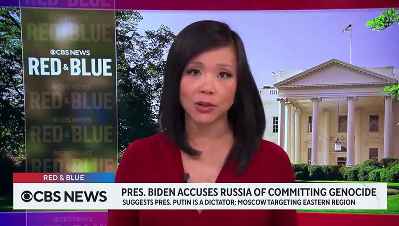 Biden uses the word -genocide- for first time in accusing Russia of war crimes in Ukraine