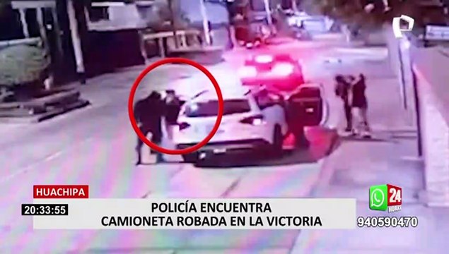 Delincuentes roban camioneta en La Victoria y la encuentran desmantelada en Huachipa