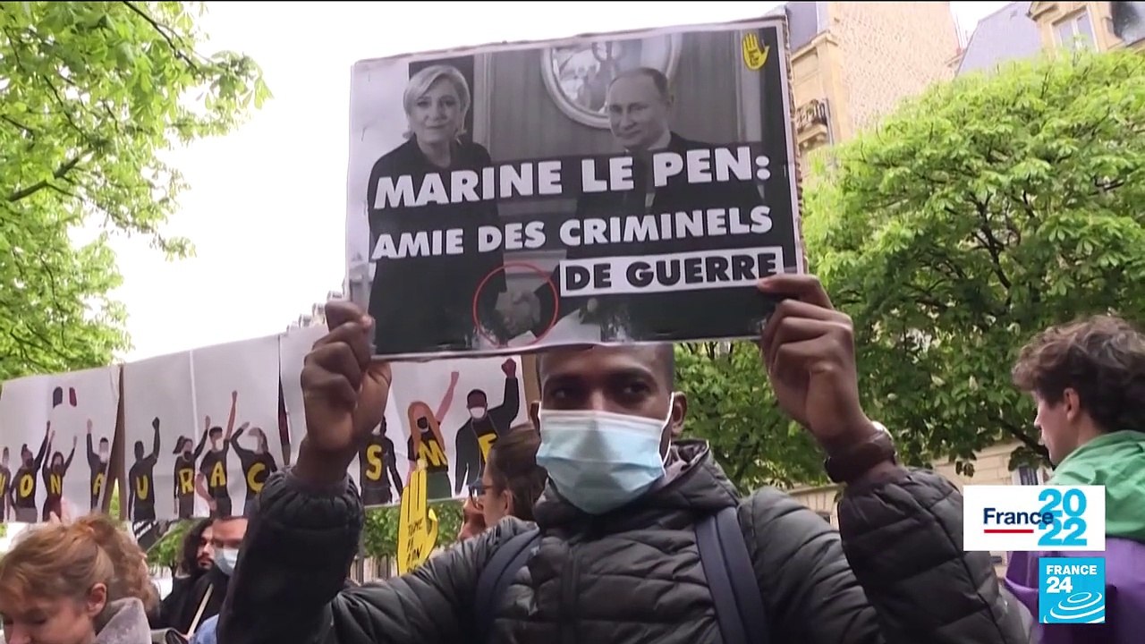 Présidentielle 2022 : Le Pen en rupture avec la politique étrangère menée par Macron