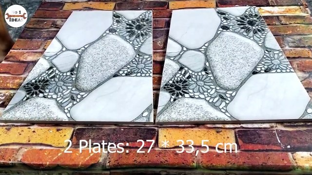 How to Make Pots from CERAMIC TILES and PLASTIC CHAIRS