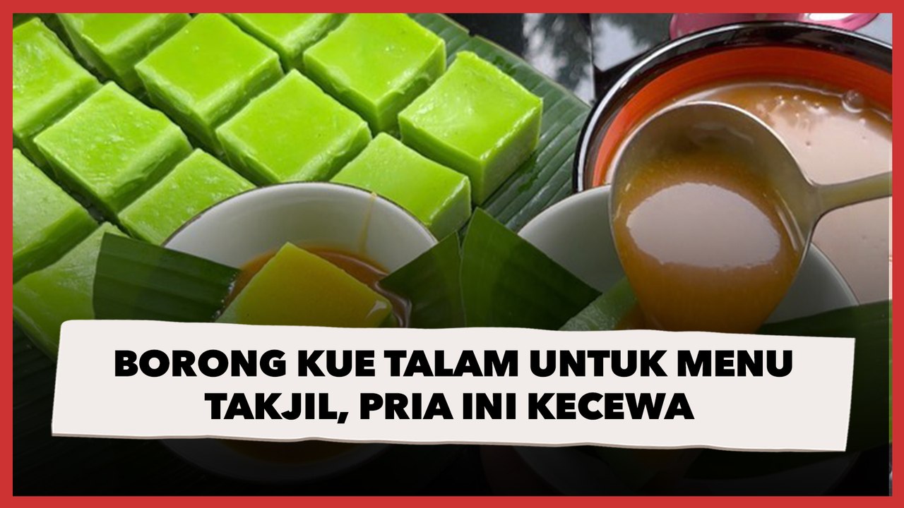 Borong Kue Talam untuk Menu Takjil, Pria Ini Ke...