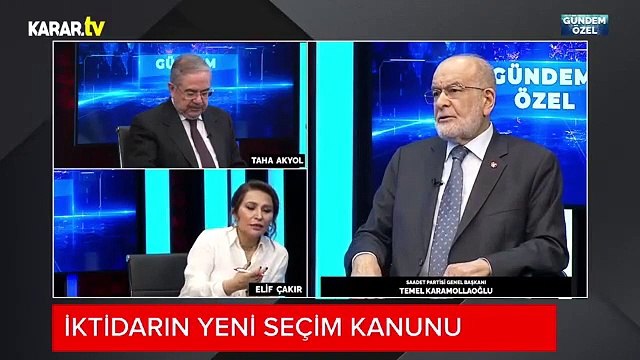 Temel Karamollaoğlu: Seçim kanunuyla şartlar değişti, üçüncü ittifak olabilir