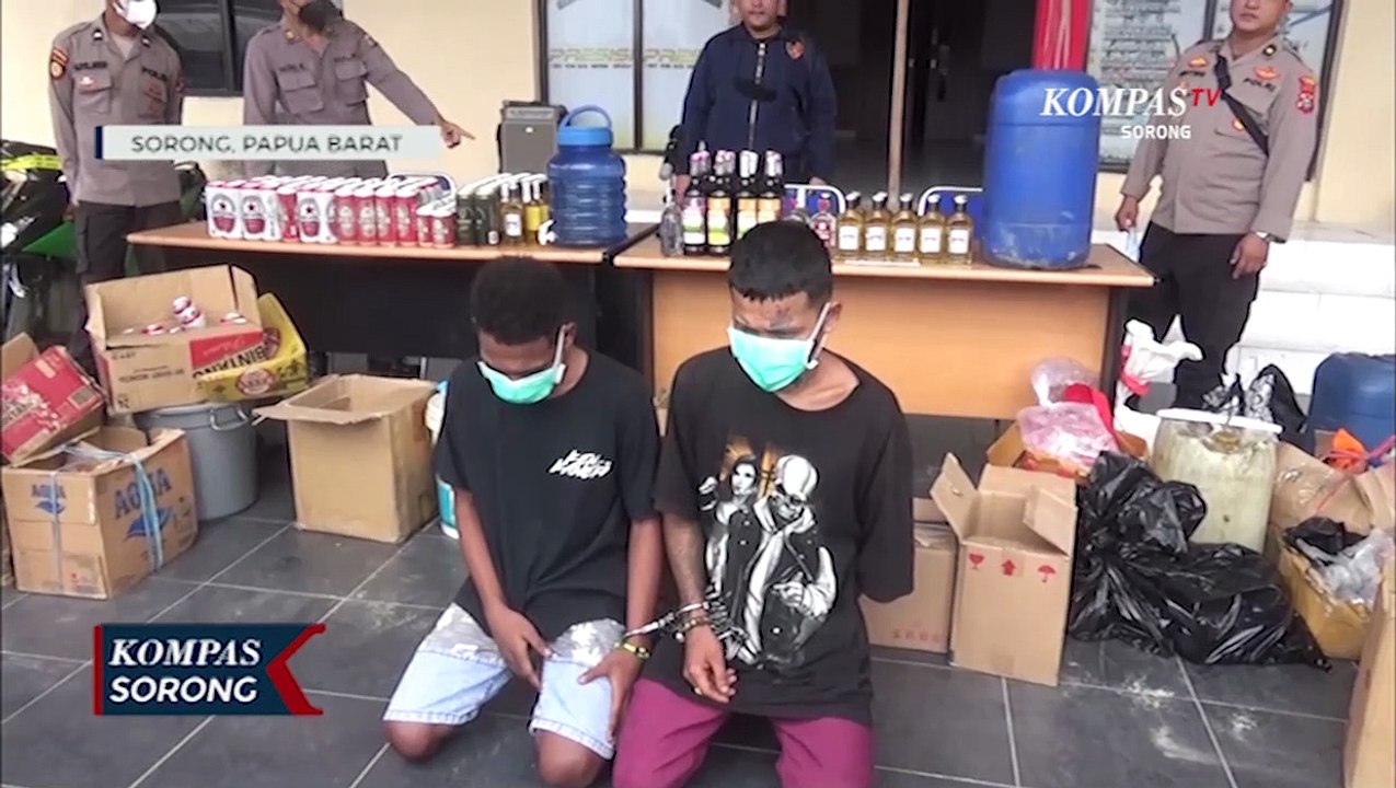 Polres Sorong Berhasil Tangkap Pelaku Curanmor Dan Peredaran Miras