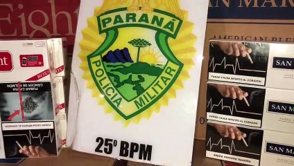 Download Video: Polícia Militar apreende 514 pacotes de cigarros contrabandeados em Umuarama