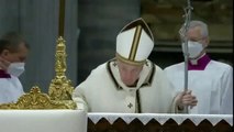 El papa Francisco oficia la misa que da comienzo a las celebraciones de Semana Santa