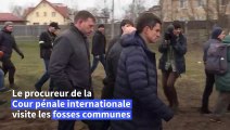 Ukraine: le procureur de la CPI visite la fosse commune de Boutcha