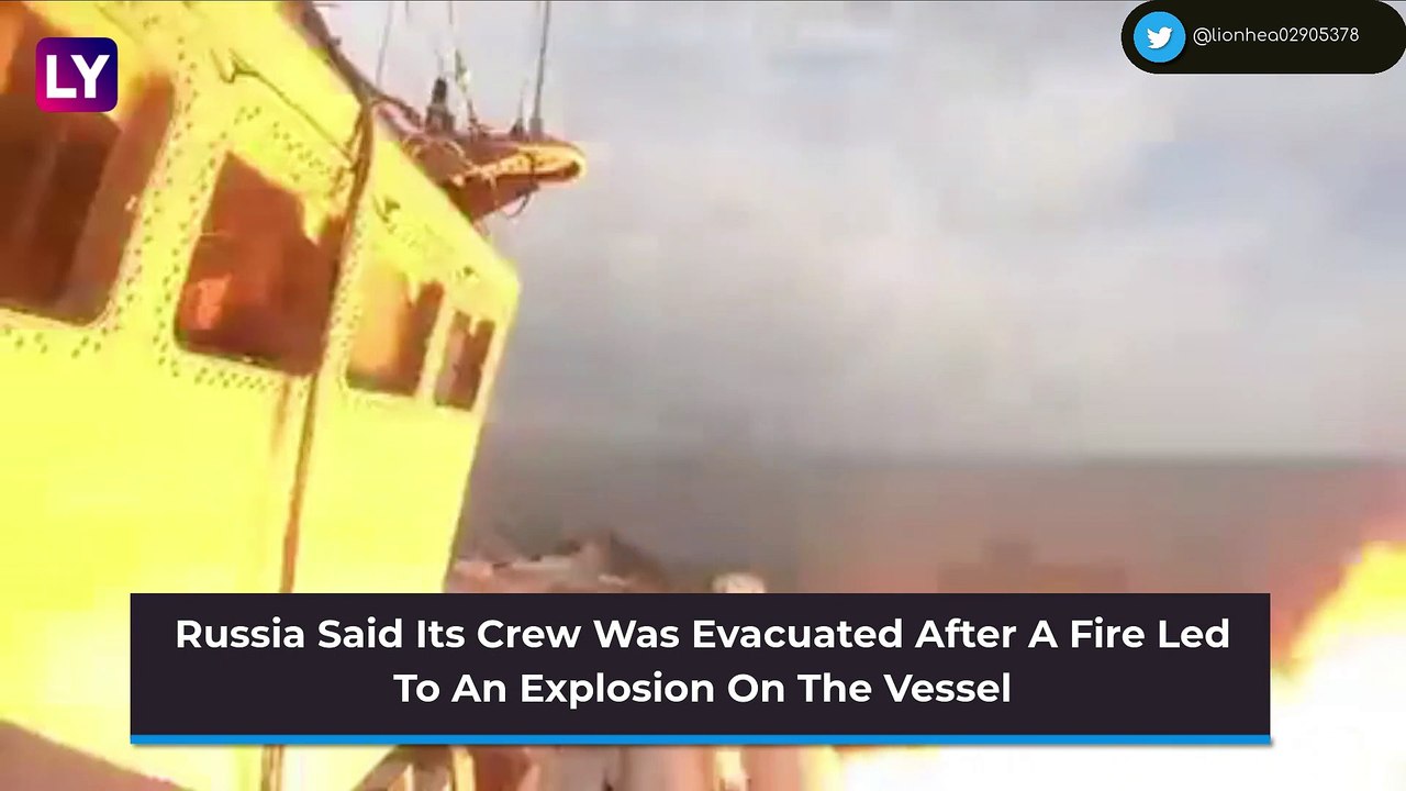 Moskva, Russia's Black Sea Fleet Flagship Missile Cruiser, Damaged By Fire, Ukraine Claims Attack