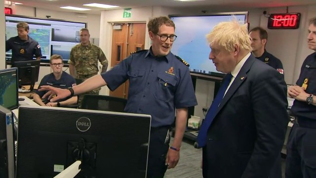 PM visits Royal Navy on the cliffs of Dover