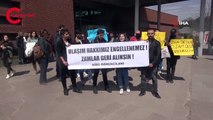 Bolu'da üniversite öğrencilerinden toplu ulaşım zammı protestosu