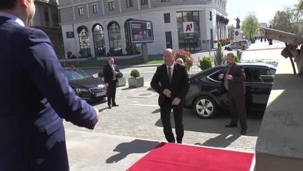 Romanya Dışişleri Bakanı Aurescu, Kuzey Makedonya'da