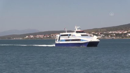 BALIKESİR - Midilli Adası'ndan Ayvalık'a 25 ay sonra ilk turist kafilesi geldi