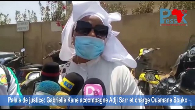 Palais de justice: Gabrielle Kane accompagne Adji Sarr et charge Ousmane Sonko