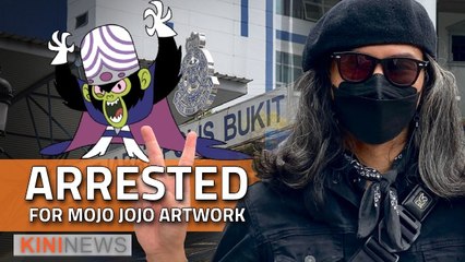 #KiniNews_ ‘Sultan’ Mojo Jojo artwork lands Fahmi in sedition probe