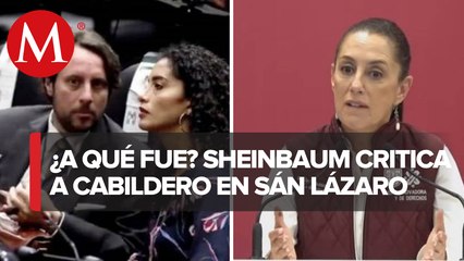 Cabildero italiano en la Cámara de Diputados es una traición: Sheinbaum
