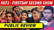 KGF 2 First Day Second Show  Audience Review | Yash | KGF 2 Public Review | Filmibeat tamil