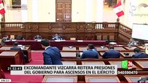 José Vizcarra aseguró que Castillo le dio el nombre de un comandante para ascender a coronel