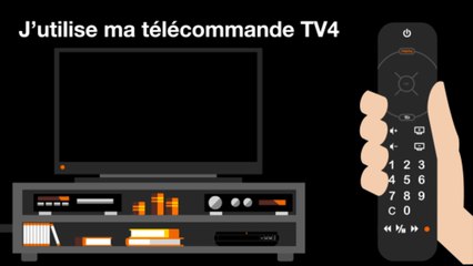 Assistance Orange - J'appaire ma télécommande (décodeur TV4)