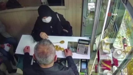 Çaldığı kolyenin ağırlığını beğenmedi, daha ağırını çaldı