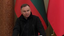 Polnischer Präsident Duda bei Besuch in Ukraine: “Das ist kein Krieg, das ist Terrorismus”