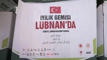 Türkiye'nin Lübnan'a gönderdiği 1000 tonluk gıda yardımı ihtiyaç sahiplerine ulaştırılıyor